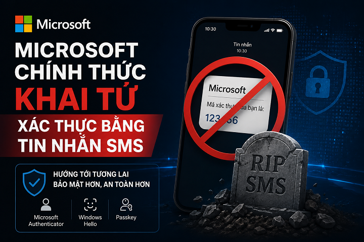 Microsoft chính thức khai tử xác thực bằng tin nhắn SMS