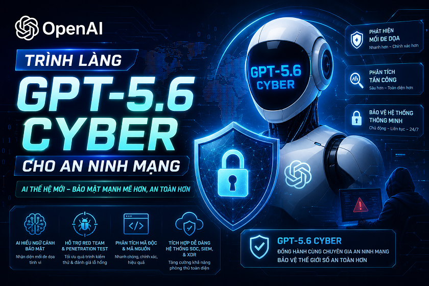 Open AI trình làng GPT-5.6 Cyber cho an ninh mạng