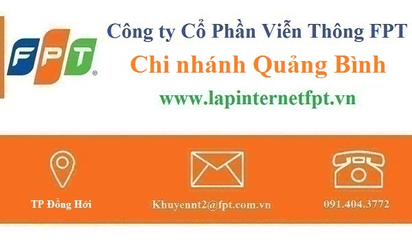 Lắp đặt internet FPT Quảng Bình