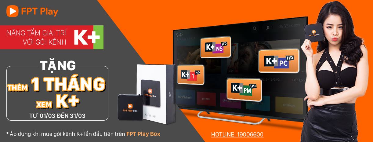 gói kênh k+ trên fpt play box