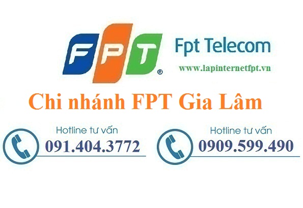 Lắp đặt internet FPT huyện Gia Lâm Hà Nội miễn phí Wifi FPT