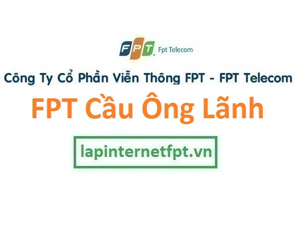 Lắp mạng internet FPT phường Cầu Ông Lãnh quận 1