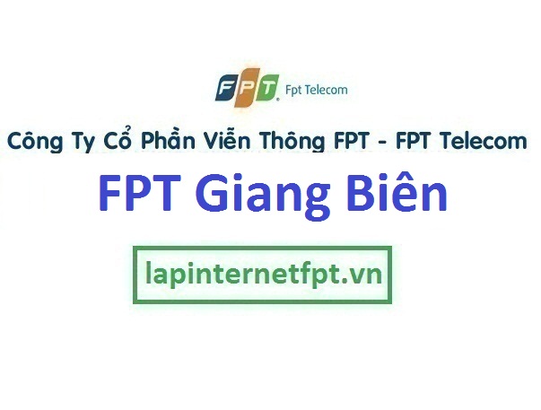 Lắp mạng FPT phường Giang Biên 