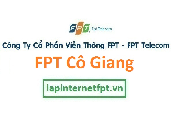 Lắp mạng FPT phường Cô Giang TPHCM