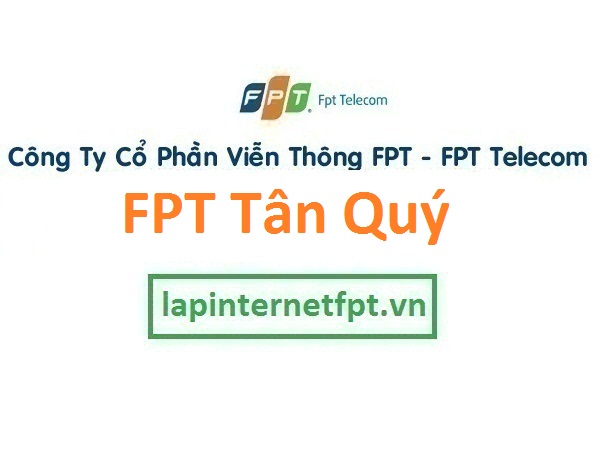 Lắp internet FPT phường Tân Quý
