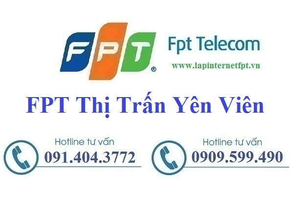 Đăng ký cáp quang FPT thị trấn Yên Viên