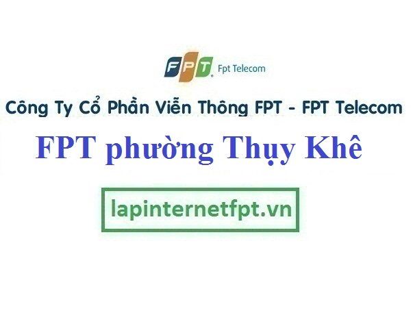 Lắp mạng FPT phường Thụy Khuê quận Tây Hồ thành phố Hà Nội
