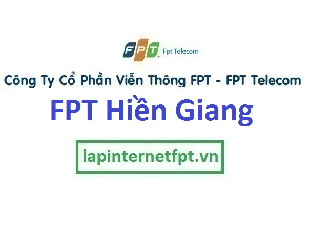 Lắp internet fpt xã Hiền Giang