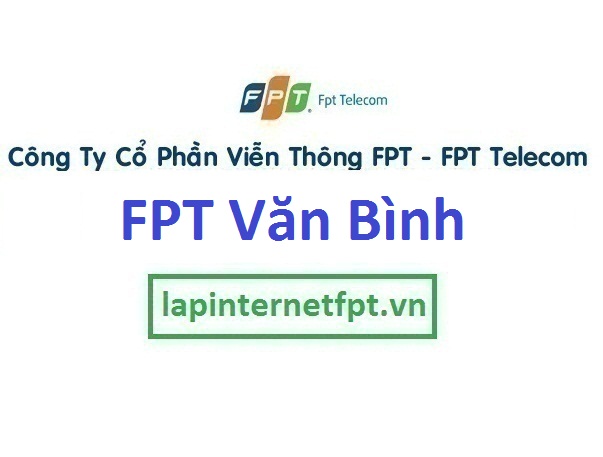 Lắp internet FPT xã Văn Bình 