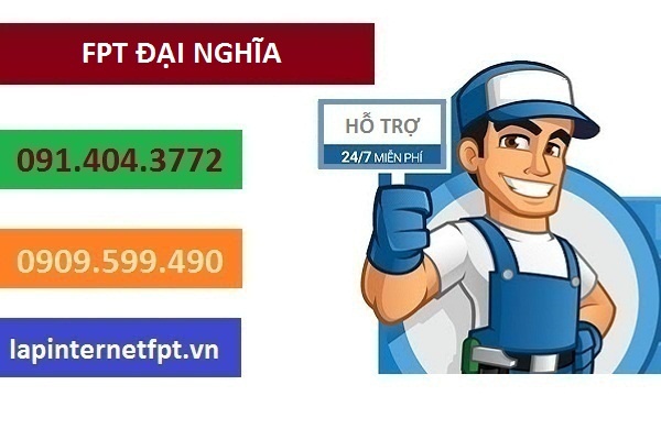 Lắp đặt mạng Fpt ở đại nghĩa