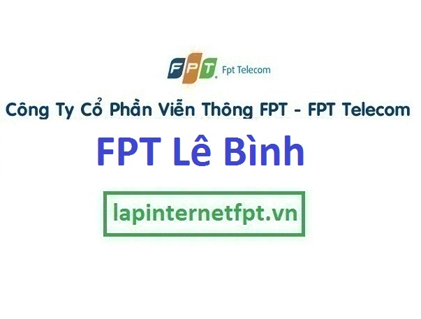 Lắp đặt internet FPT phường Lê Bình quận Cái Răng Cần Thơ