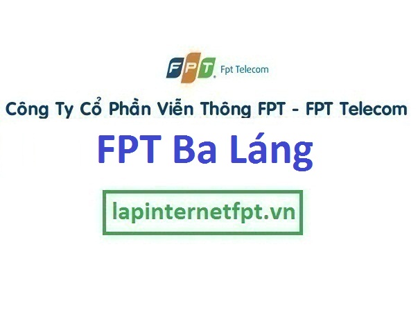 Lắp mạng FPT phường Ba Láng quận Cái Răng Cần Thơ