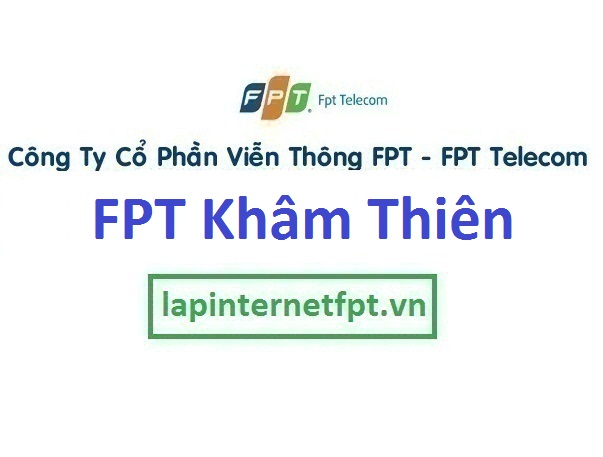 Lắp mạng FPT phường Khâm Thiên quận Đống Đa Hà Nội