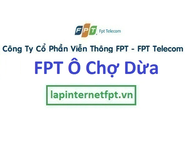 Lắp đặt internet FPT phường Ô Chợ Dừa quận Đống Đa Hà Nội