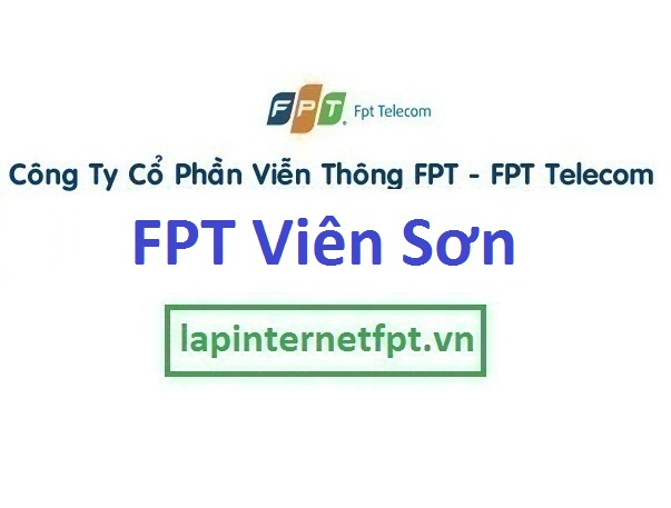 Lắp đặt internet FPT phường Viên Sơn thị xã Sơn Tây Hà Nội
