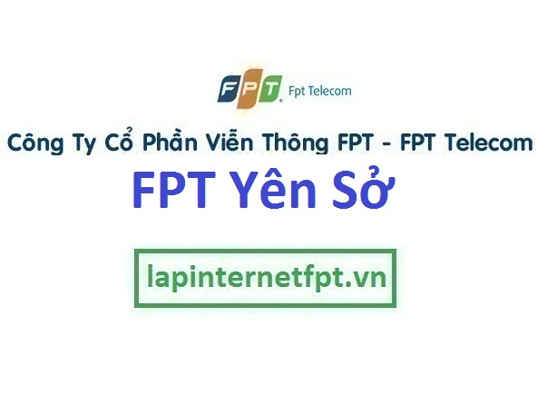 Lắp internet fpt phường Yên Sở
