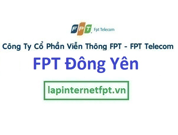 Lắp mạng FPT ở xã Đông Yên 