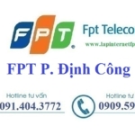 Lắp internet Fpt phường Định Công