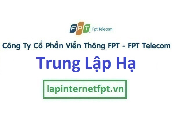 Lắp đặt mạng FPT xã Trung Lập Hạ ở TPHCM giá cực sốc