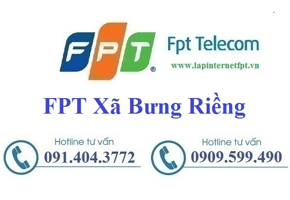 Đăng ký cáp quang FPT xã Bưng Riềng