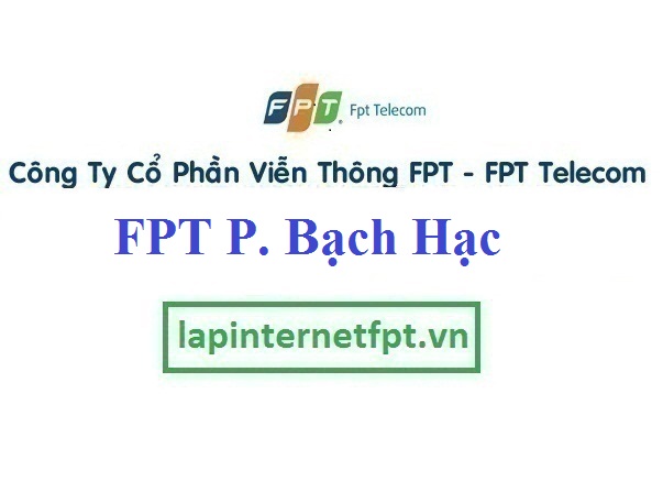 Lắp Đặt Mạng FPT Phường Bạch Hạc Thành Phố Việt Trì Phú Thọ