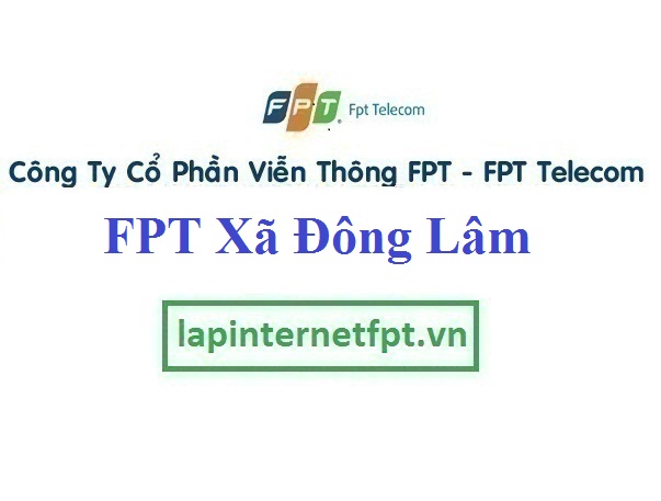 lắp mạng fpt xã Đông Lâm