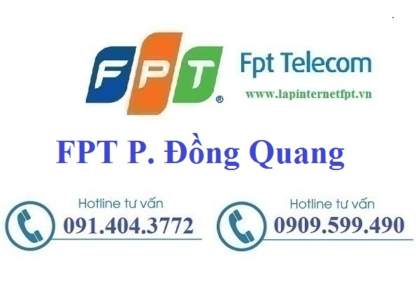 Đăng ký cáp quang FPT Phường Đồng Quang