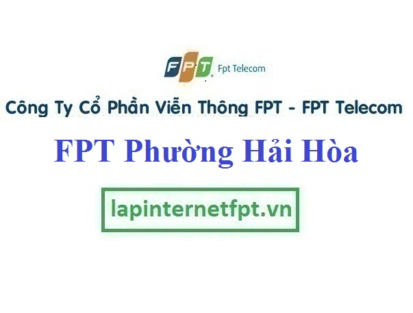 Đăng ký cáp quang FPT Phường Hải Hòa