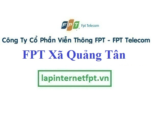Lắp Đặt Mạng FPT Xã Quảng Tân Tại Quảng Xương Thanh Hoá