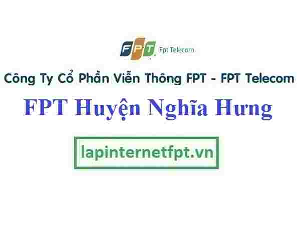 Lắp Đặt Mạng FPT Huyện Nghĩa Hưng Tỉnh Nam Định