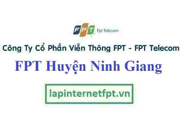 Lắp Đặt Mạng FPT Huyện Ninh Giang Tỉnh Hải Dương