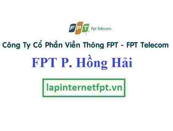 Đăng ký cáp quang FPT Phường Hồng Hải