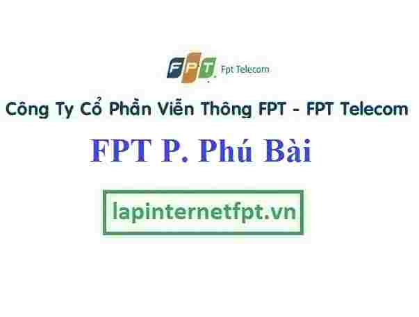 Đăng ký cáp quang FPT Phường Phú Bài