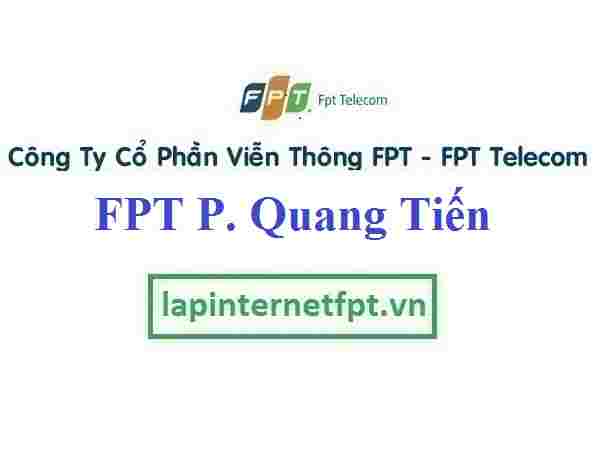 Lắp Đặt Mạng FPT Phường Quang Tiến Thị Xã Thái Hòa Nghệ An