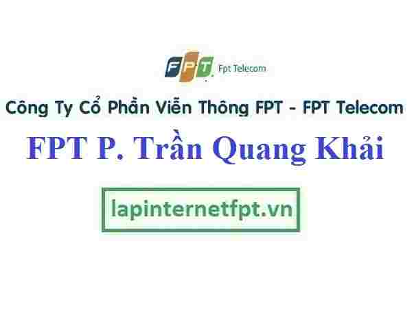 Lắp Đặt Mạng FPT Phường Trần Quang Khải Thành Phố Nam Định