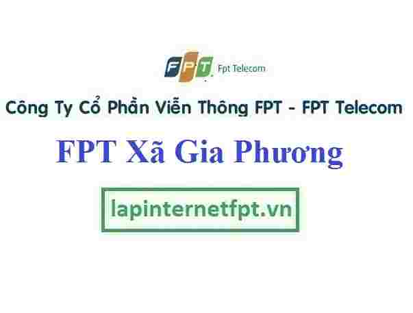 Đăng ký cáp quang FPT Xã Gia Phương