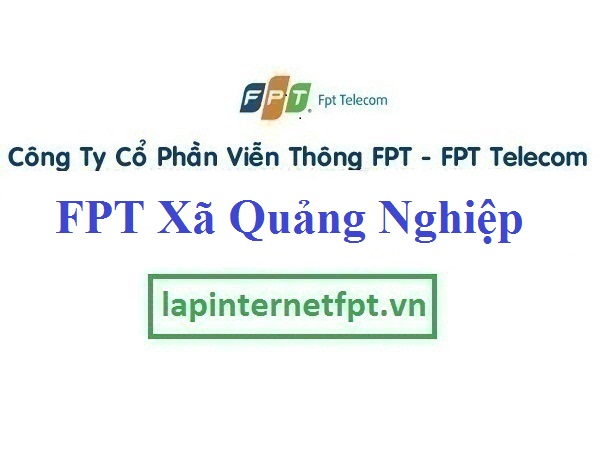 Lắp Đặt Mạng FPT Xã Quảng Nghiệp Tại Tứ Kỳ Hải Dương