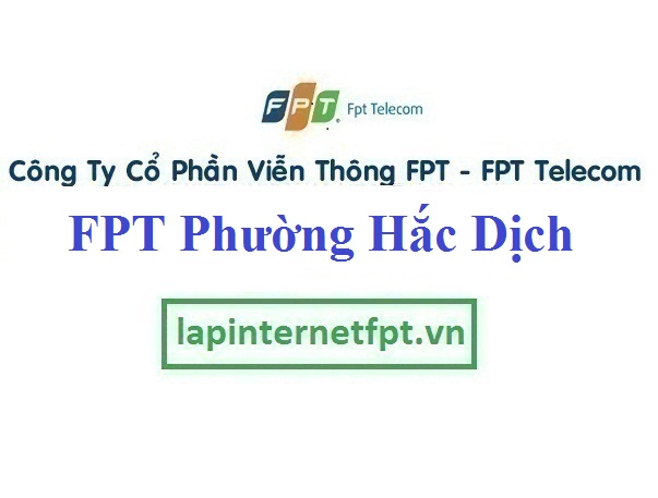 Lắp Đặt Mạng FPT Phường Hắc Dịch Thị Xã Phú Mỹ Vũng Tàu