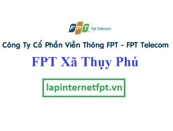 Lắp internet fpt xã Thụy Phú