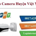 Lắp Đặt Camera ở tại Huyện Việt Yên