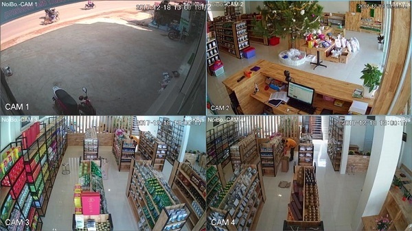Lắp đặt camera an ninh cho cửa hàng