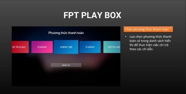 Cách mua gói HBO trên FPT Play BOX