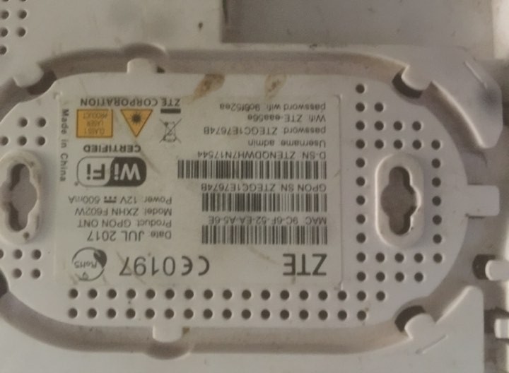 Cấu hình modem GPON Viettel F602W