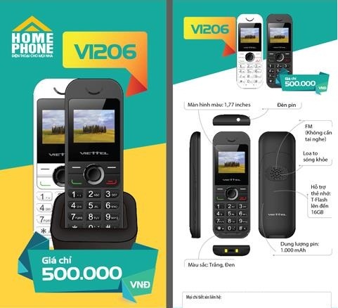 homephone viettel v1206