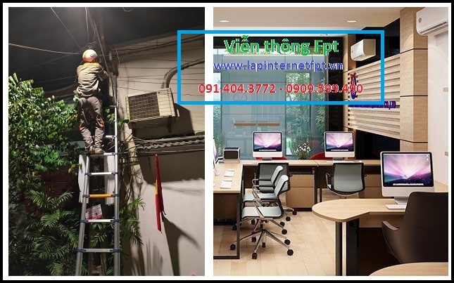 Lắp internet Fpt thị xã Hoàng Mai cho công ty 