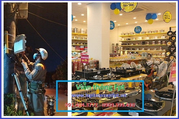 Lắp cáp quang Fpt Lương Sơn cho cửa hàng