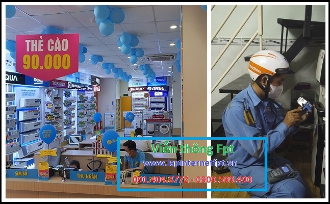 Lắp wifi fpt Ninh Kiều cho cửa hàng điện máy