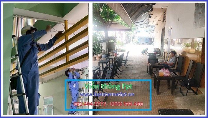 Lắp cáp quang Fpt Phú Lộc cho quán cà phê