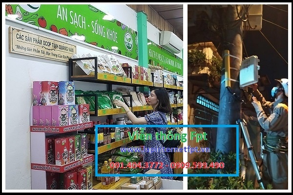 Lắp cáp quang fpt Quảng Nam cho cửa hàng