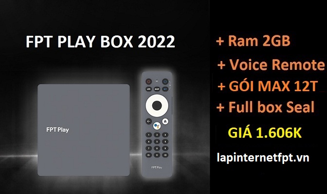 Fpt play box S650 trọn gói 12 tháng thuê bao
